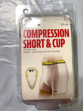 Franklin Sports Compression Short & Cup Youth L/XL